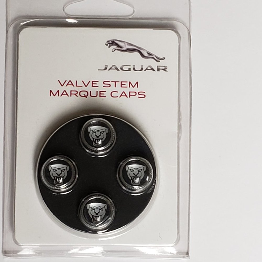 Jaguar Growler Tire Valve Stem Caps NEW!